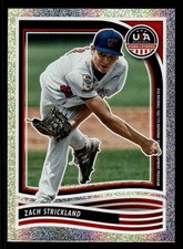 2024 Panini Stars & Stripes USA Baseball #119 Zach Strickland Opening Day card