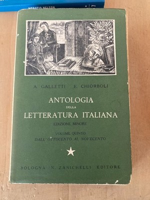 Anthologie der italienischen Literatur kleinere Ausgabe fünfter Band
