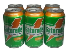 Gatorade Throwback Edition Collectible Can 6 Pack Classic Orange ~ New Unopened