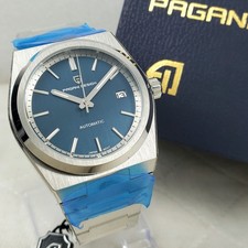 PAGANI DESIGN PD-1753 AUTOMATIC NH35 SPORTS BLUE DATE 40MM MEN'S WATCH