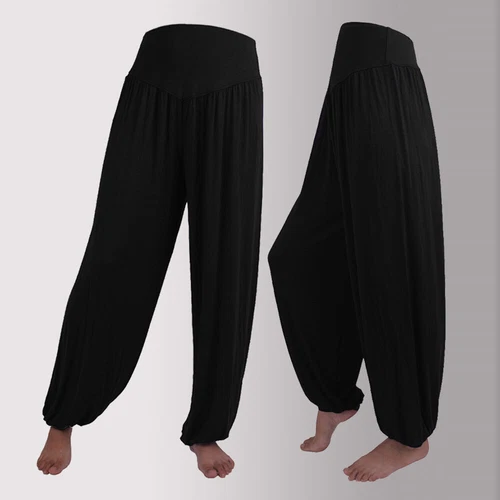 Women Elastic Loose Modal Cotton Soft Yoga Sports Dance Harem Pants Trousers - Picture 15 of 57