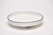 Yedi YCC847, 12.5" Fine Porcelain Grey Deep Plate, Bone China Marble Soup Bowl