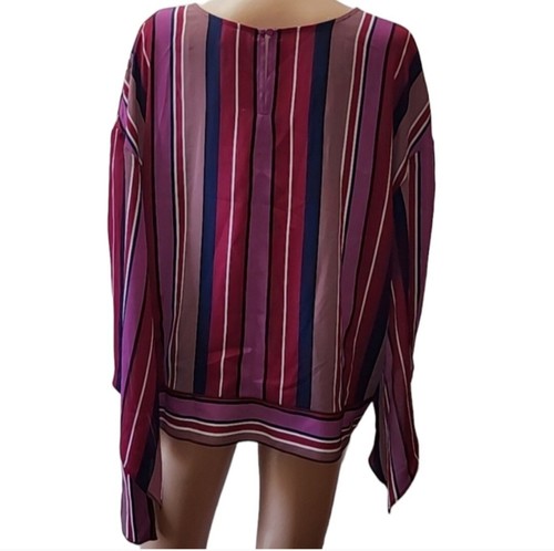 WORTHINGTON Women's Blouse Top Vari stripe Multicolor LVNDR Plus Size XXL - Picture 5 of 8