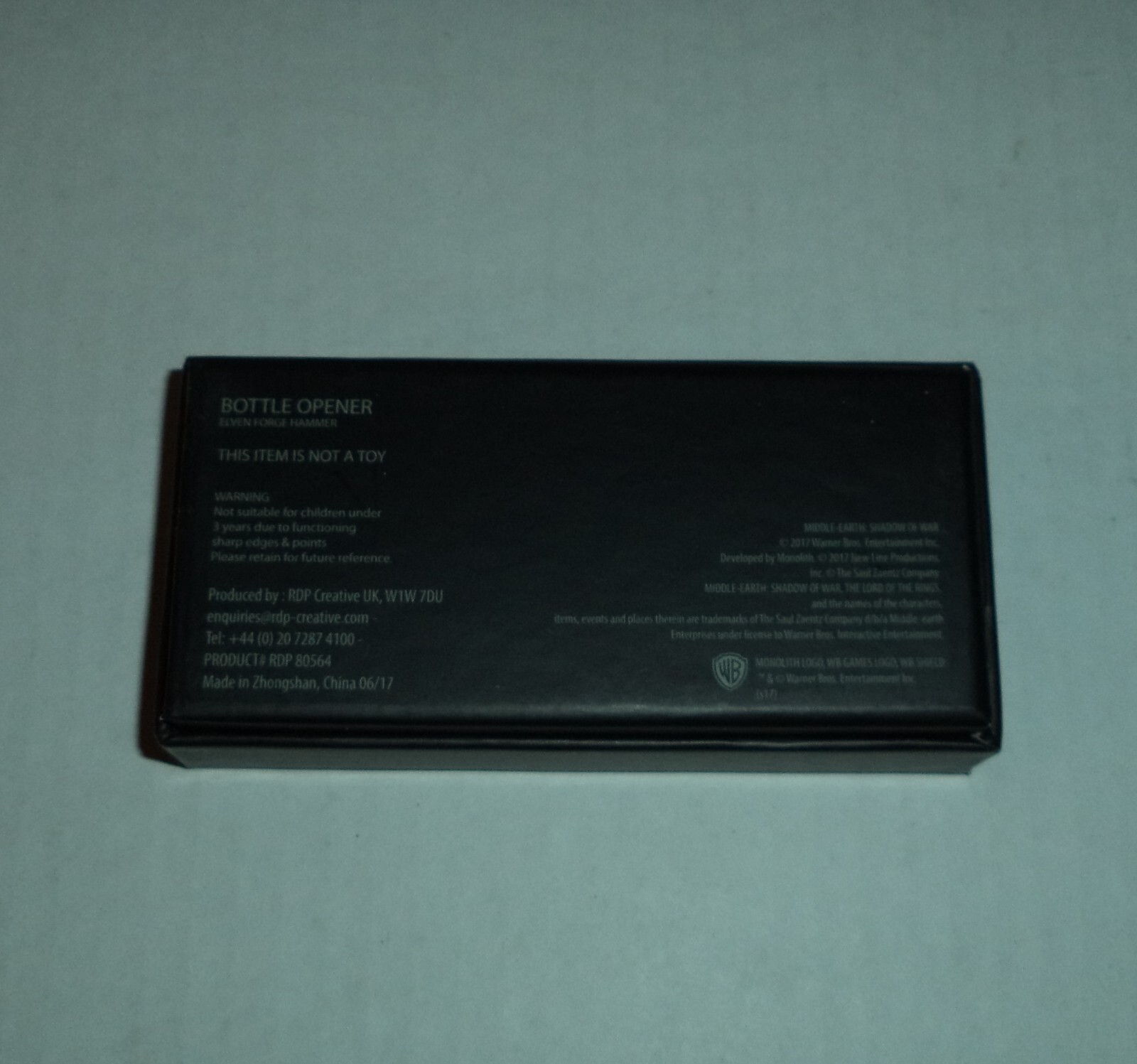 Middle Earth Shadow Of War Bottle Opener Hammer Axe Promotional Item Promo *NEW*