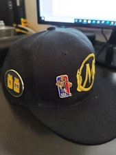 Lakers KOBE BRYANT #8 & #24 Jersey 3D KB LAPEL HAT  PIN  1.75"  Limited Edition!