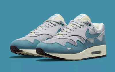 Buy Size 9 - Nike Air Max 1 Patta Waves Noise Aqua online | eBay