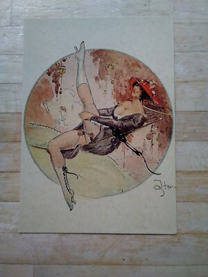 Itera, ''Le Hamac, Die Hängematte'' Retro Postkarte, Richter von Hastings