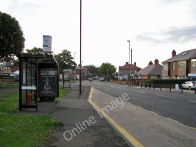 Photo 6x4 Billy Mill Avenue Meadow Well Looking north. A quiet moment in  c2011