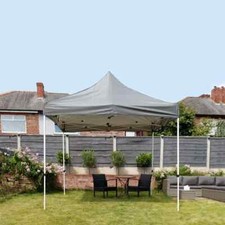 Heavy Duty Outdoor Pop Up Gazebo Event Shelter Metal Frame Garden