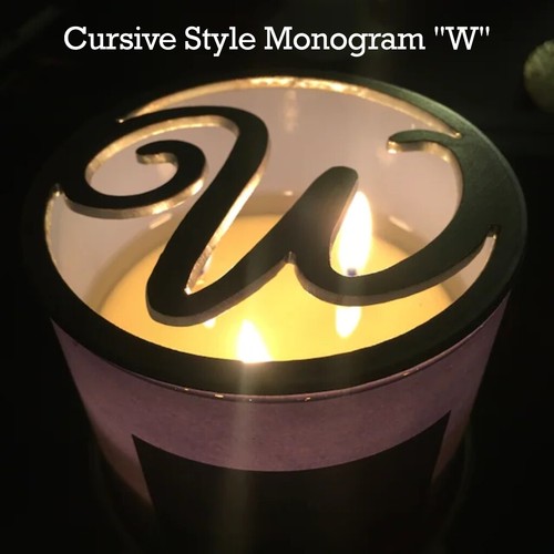Monogramm Buchstaben Handarbeit Candle-Saver™ Marken Topper! Hilft Entkernungen zu verhindern! - Bild 17 von 54