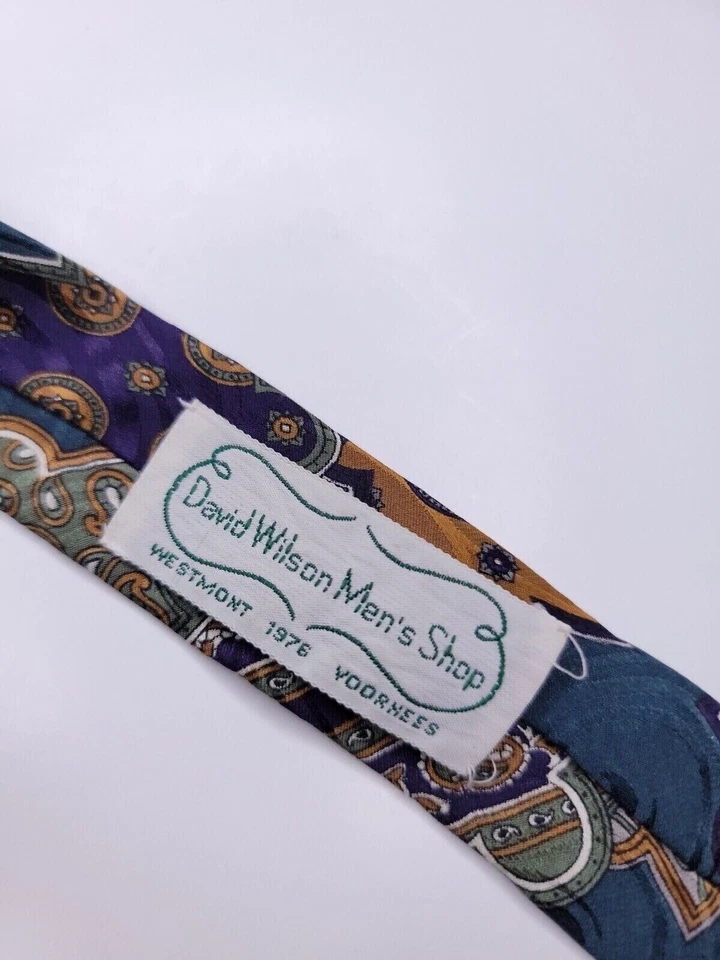 Corbata formal Braemore para hombre 56"Lx3,75"W multicolor Foto 4 de 4