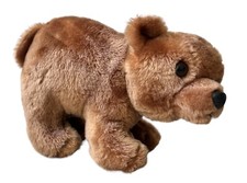 VIntage Dakin Nature Babies Brown Bear Cub Plush Stuffed Animal 1975