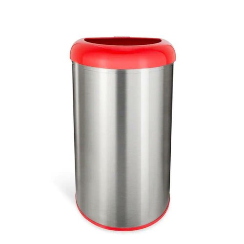 NINESTARS Motion Sensor Trash Can Black Stainless Steel Rectangular Shape 3 Gal. - Picture 2 of 6