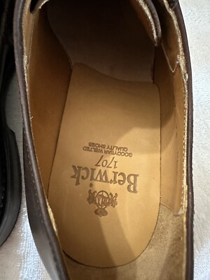 berwick shoe 1707 Split Toe Cromex Brown Danite Brand New | eBay