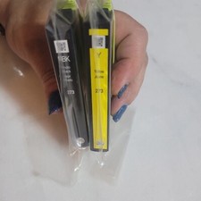 Lot of 2 Epson 273 Black and Yellow Ink Cartridges