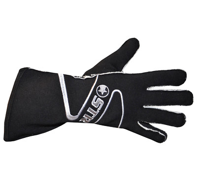 Brandhemmend Rennhandschuhe - Sfi 3.3/5 Spezial - Kinder str Edition 4 - Schwarz