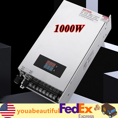 Adjustable Switching Power Supply AC DC 1000W 48V 20A Voltage and Current