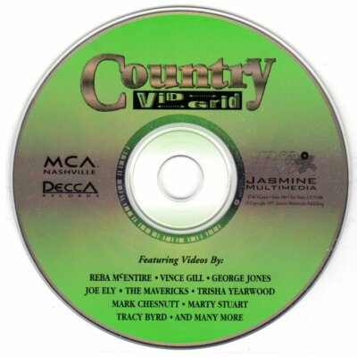 Country Vid Grid Interactive (PC-CD, 1995) Windows 3.1/95/98 - NEW CD in SLEEVE