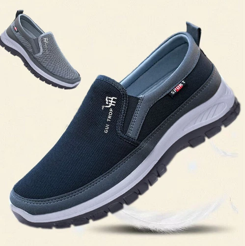 Herren Freizeitsportschuhe Wanderschuhe Orthopädische Schuhe slip on Sneakers - Bild 1 von 13
