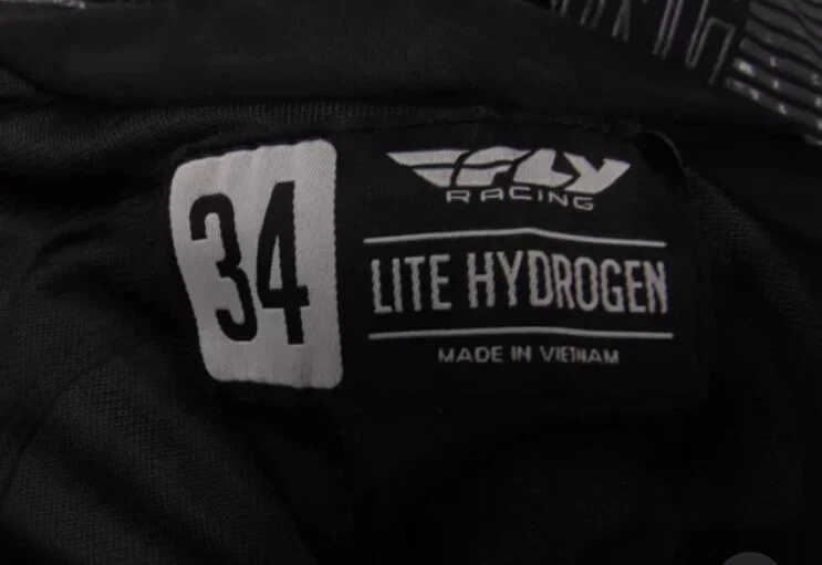 Pantalones Fly Racing Lite Gris/Naranja/Negro Talla 34 Foto 3 de 3