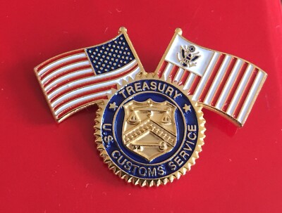 Pin Us Customs Service Treasury