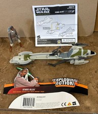2005 Hasbro Star Wars Revenge of the Sith Stass Allie Action Figure Barc Speeder