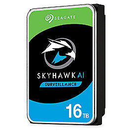 Seagate SkyHawk AI ST16000VE002 - Hard drive - 16 TB - internal - 3.5" - SATA - Zdjęcie 1 z 1