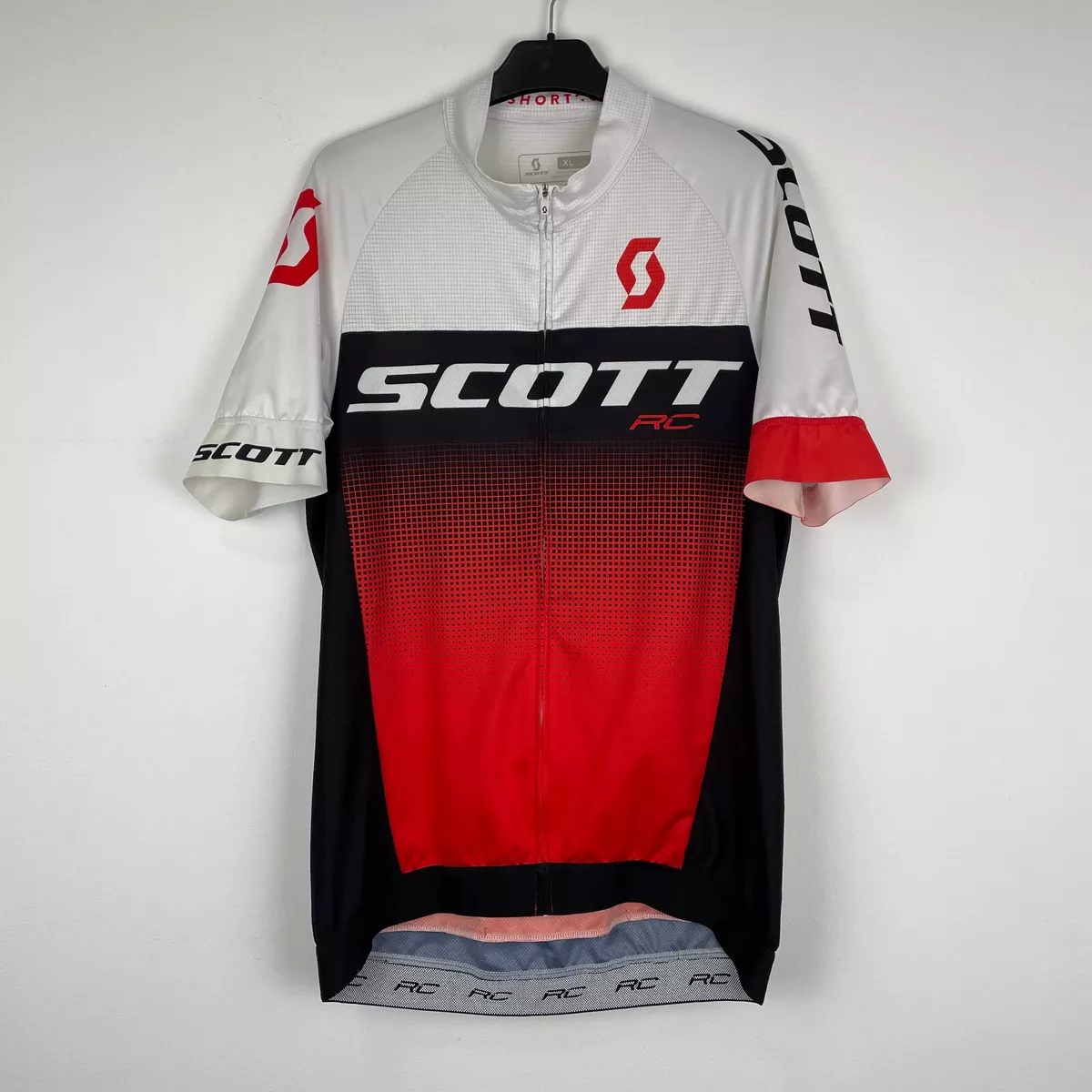 Scott RC Cycling Jersey Water repellent Pocket Bike Shirt Race Fit