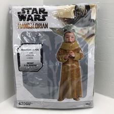 Star Wars Mandalorian Baby Yoda Grogu Costume for Infants 6-12months
