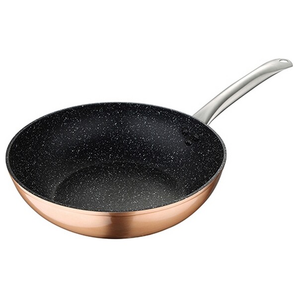 Wok Aluminio Forjado Alta Calidad 28 Cm Inducción Dafne - Bergner En Oferta Padella Wok Bergner Rame Alluminio Forgiato (Ø 28 Cm)