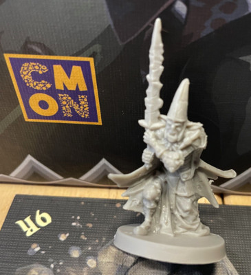 1 Goblin-Krieger Anführer Miniatur, Massive Darkness, Neu & Original