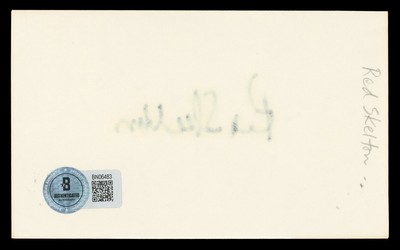 Red Skelton 直筆サインカード Red Skelton 直筆サインカード