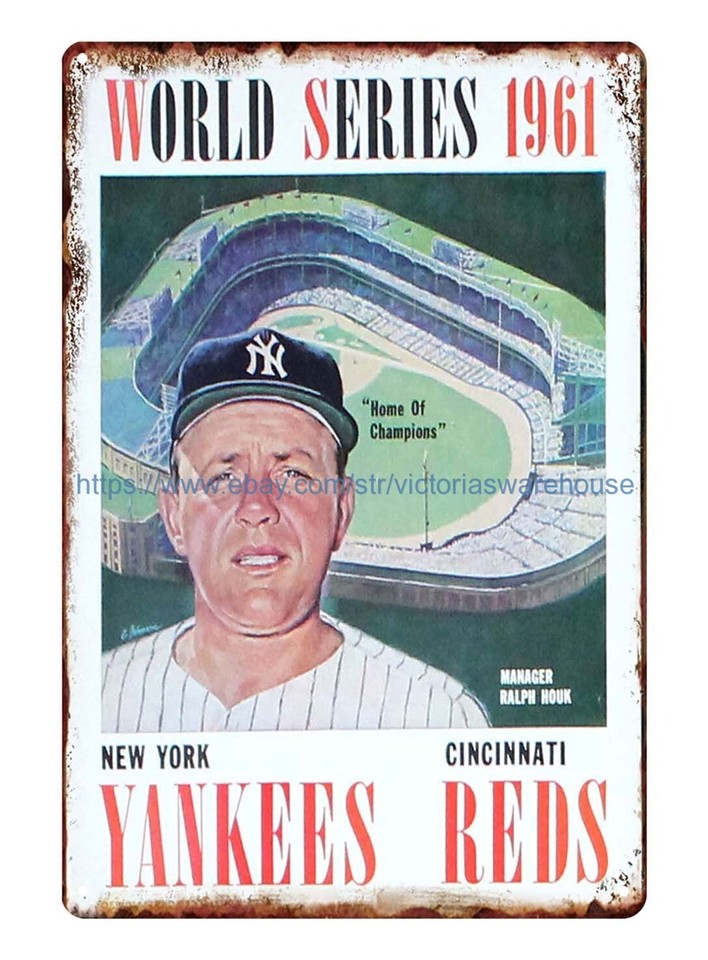 1961 sports Official Program Collection tin sign eBay