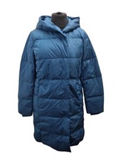 Lands End Teal Wrap Down Coat Womens Size Uk Xs Ref Rp93