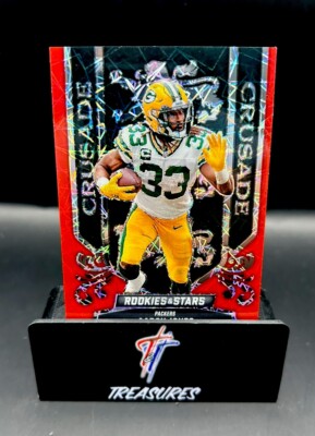 Aaron Jones Crusade Longevity Prizm 2023 Panini Rookies & Stars #CR-11