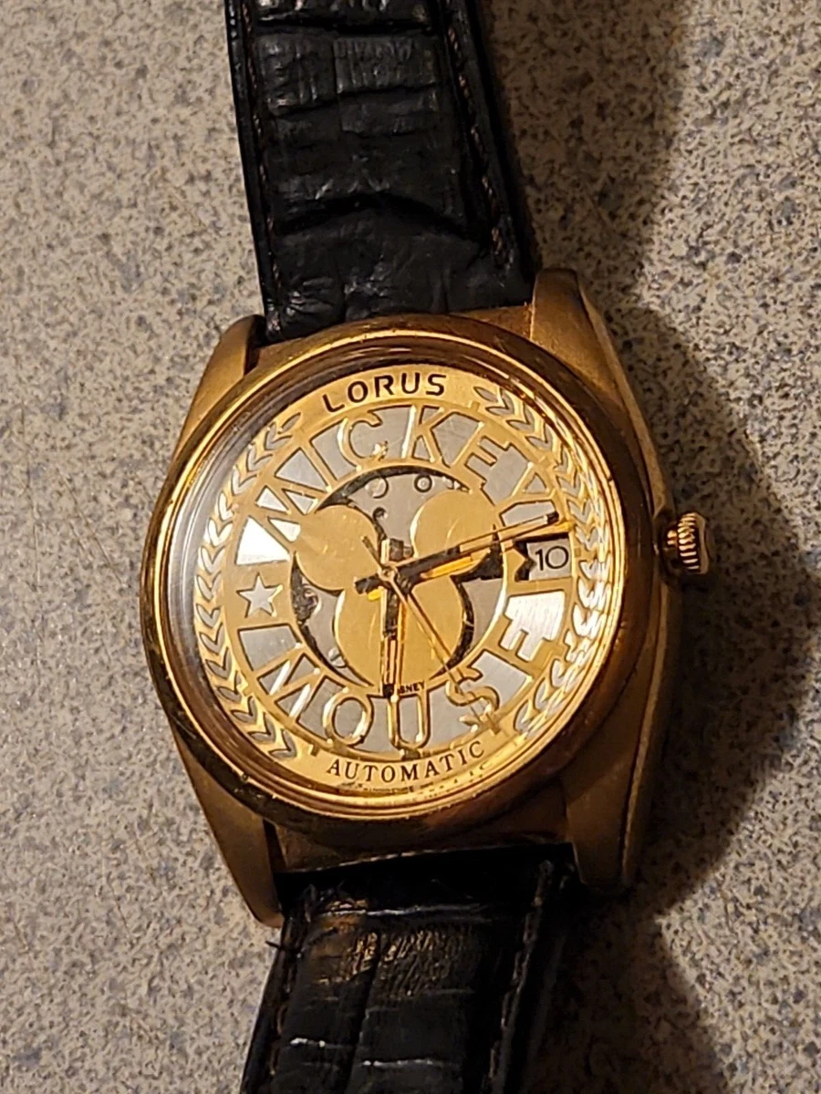 Mickey mouse automatic clearance watch