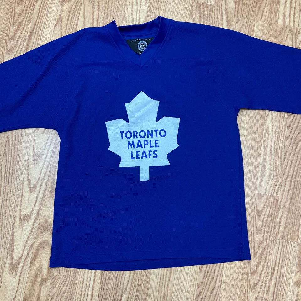 Vintage Toronto Maple Leafs Starter Hockey Jersey Blue White Medium - Image 2 of 4