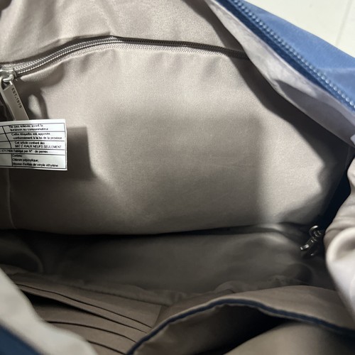 Travelon classica borsa a tracolla con manica antifurto ganci con cerniera blu taglia 1 - Foto 8 di 8