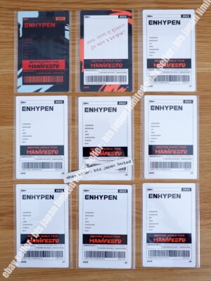 ENHYPEN Jake WORLD TOUR MANIFESTO Official Photocards Set 9pcs