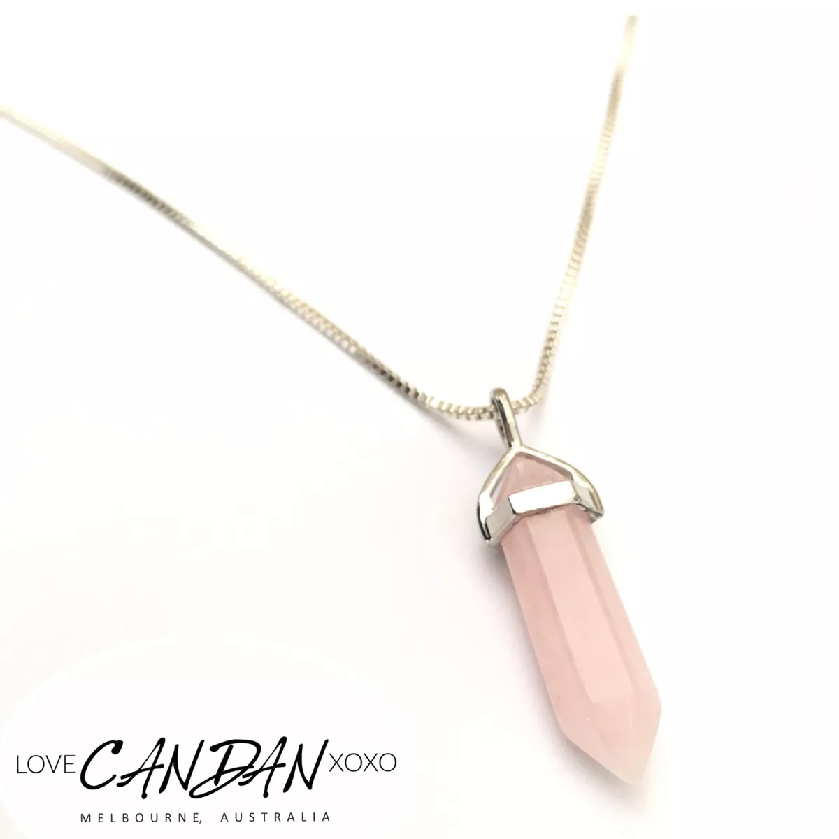 Hippie cheap crystal necklace