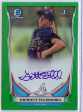 2014 Bowman Chrome BCA-GF Garrett Fulenchek green refractor autograph 81/99 