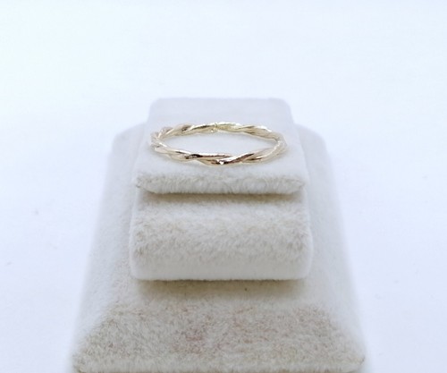Gold Ring 585 14K Twisted Verdreht Gedreht Seilring Gelbgold - Bild 5 von 9