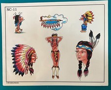 Spaulding and Rogers Tattoo Flash Sheet NC-11