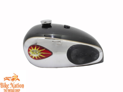 BSA A7 A10 SUPER ROCKET BLACK TANK CHROMED MIT ABZEICHEN +CAP & KNIE PAD|Fit For