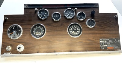 1981 Peterbilt 362 Cabover Instrumental Cluster Dash