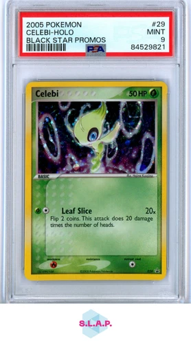 CELEBI POKEMON 29 2005 BLACK STAR PROMOS HOLOFOIL ENGLISH PSA 9