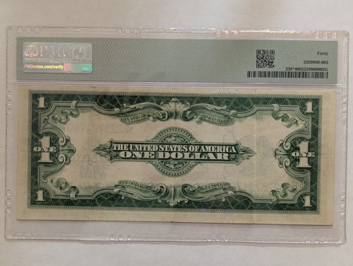 1923 $1 Silver Certificate ⭐STAR note⭐ Fr. 238* - PMG 40 Extremely Fine ( XF ) - Picture 5 of 8