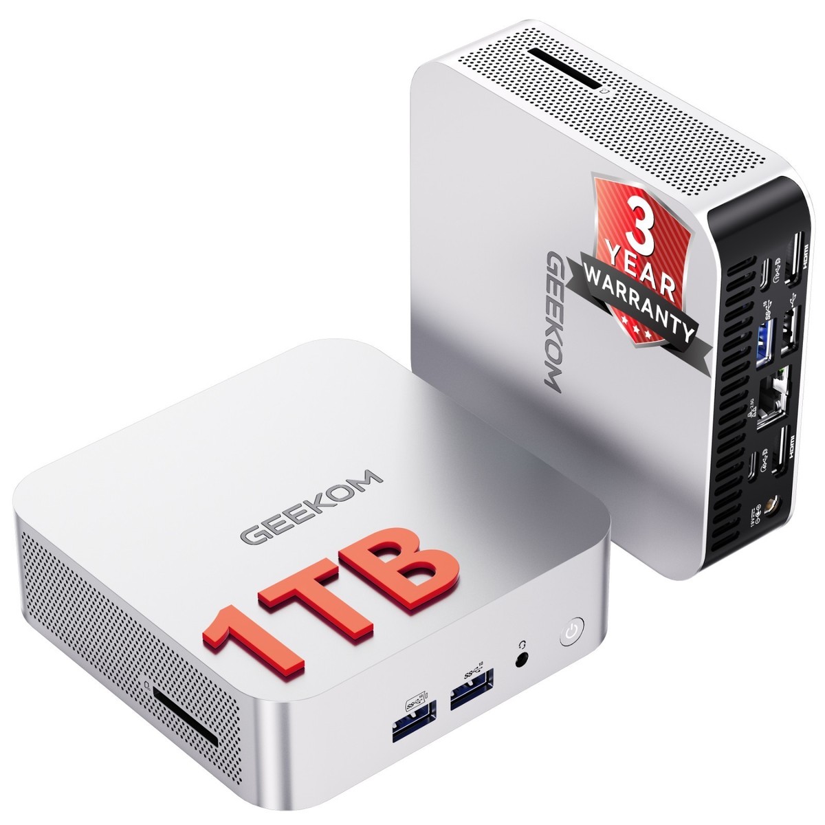 NEW Geekom A6 Mini PC AMD Ryzen 7 6800H 1TB SSD 16GB | eBay