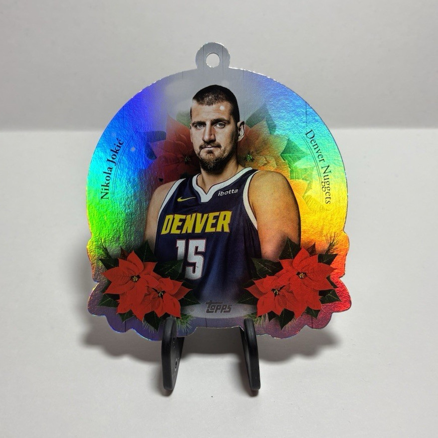 Nikola Jokic #DCO-NJ (Basketball Cards 2025 Topps Holiday Oversized Die-Cut Ornament) — is it worth grading?