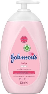 Johnson's Baby Moisturizing Pink Lotion with Coconut Oil Hypoallergenic 16.9...